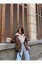 LEATHER SUEDE COAT WITH PLUSH INSIDE - 3