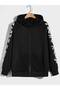 Zippered Sweatshirt Manfinity EMRG Men Letter Graphic Raglan Sleeve - 2