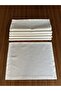 6 Pieces Premium Linen Ecru Color Placemat 35 X 45 cm - 3