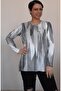 White and black printed round neck combed cotton Viscose T-shirt - 6