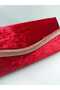 Red Velvet Marbled Stone Evening Bag - 2
