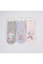 Skater 3-Piece Girl's Cotton Socks