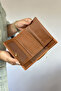 Large Size Horizontal Model Women's Wallet with Zipper and Cover Suitable for Daily Use 01 tan - 6