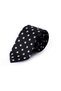Black Patterned Classic Micro Tie