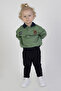 Baby Boy & Child Two Thread Fabric Medium Thickness Polo Collar Knitted Basic Bottom Top Tracksuit Set - 2