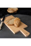 Solid Cutting Board with Wooden Handle 37 Cm