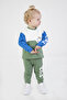 Baby Boy & Child Two Thread Fabric Medium Thickness Knitted Basic Bottom Top Tracksuit Set - 4
