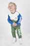 Baby Boy & Child Two Thread Fabric Medium Thickness Knitted Basic Bottom Top Tracksuit Set