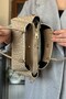 Sand Combination Color 5 Compartment Women's Hand and Shoulder Bag Fast Shipping Quality Product 2120 - 6