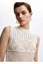 Openwork Knitted Sweater - 6