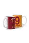 Yellow Red Mauro Yellow Haired Jersey Design Digital Drawing Fan Printed Mug Cup Gift Mug - 3