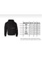 Unisex Black Hooded Sweatshirt Gangsta Back Printed - 3