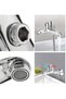 Bathroom Shower mixer hot cold mix Bath fountain and Spiral Hose and nozzle set brass - 6