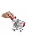 Decorative Miniature Metal Grocery Cart fun gift toy 1pc - 3