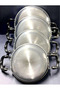 Aluminum Egg Sahan Pan 4 Pieces (16-18-20-22 cm) - 2