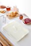 White Rectangular Pastry Cake Dumpling Storage Container - Locked Pyrex Carrying Container