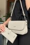 Stone Combination Color Suitable for Daily Use 5 Compartments Stylish Women's Shoulder Bag 23Cm-14Cm 4090-Gd -Gzd-