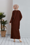 Single Pocket Skirt and Tunic Bottom Top Double Knitwear Set - 5