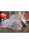 Spiral Flower Double Duvet Cover Set with Elastic Sheets (160x200) - 3