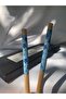 Japanese Bamboo Chopstick Blue Floral 1 Pair - 3