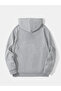 Plus Size Unisex Sweatshirt mit Kapuze - Heartbeat Printed - 4