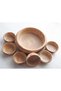 7-Piece Snack Bowl Presentation Set Special Semi-Shell