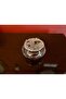 7 cm Diameter Metal Lid - Glass Bowl with Butterfly Figure