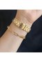 Metal simple elegant women's wrist watch BRACELET - 3