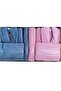 Colourist Family Bathrobe Set Indigo-Pink