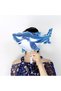 Ocean Animals 8 Year Old Birthday Balloon Set Sea Creatures Shark Octopus Red Fish Set - 5