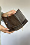 Large Size Horizontal Model Zippered and Covered Women's Wallet Suitable for Daily Use 01 brown - 5