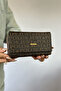 Large Size Horizontal Model Zippered and Covered Women's Wallet Suitable for Daily Use 01 brown