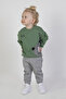 Baby Boy & Child Three Thread Fabric Thick Knitted Basic Bottom Top Tracksuit Set - 2