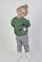Baby Boy & Child Three Thread Fabric Thick Knitted Basic Bottom Top Tracksuit Set