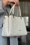 Cream Color 5 Compartment Women's Hand and Shoulder Bag Fast Shipping Quality Product 2120