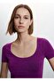 low-cut t-shirt - 5