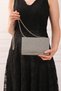 Platinum CupraSimli Women's Evening Dress Portfolio Bag
