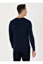 BASE. Polo Assn. Crew Neck Slim Fit Navy Blue Men's Sweater TD01-BSK23 - 5