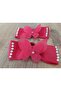 Butterfly and Pearl Ribbon Design Rubber Buckle Pair - 2