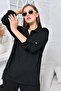 Women's Polo Neck Seersucker Pants Set - 4