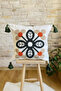 Punch Embroidered Single Decorative Special Design Throw Pillow Cover (panch)