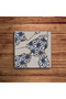 Kintsugi Art, Kintsukuroi Art Themed Natural Stone Travertine Coasters Set of 4 - 2