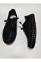 Inside and Outside 100% Genuine Leather Rubber Laced Casual Black Color Shoes - 5