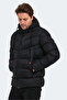 Haifa in Men's Hooded Puffer Black Coat & Jacket - 4