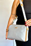 Medium Size 3 Compartment 5 Compartment Women's Crossbody Bag 29 X 21 cm 4022 Gray Combination -Gzd- - 3