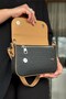 Medium Size 2 Straps 5 Compartments Women's Shoulder Bag Suitable for Daily Use 23Cm-14Cm 4090-Gd -Gzd- - 4