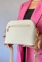 Medium Size New Season Daily 3-Compartment Women's Shoulder Bag 24 cm X 18 cm 2196 New Cream Combination -Gzd- - 4