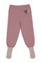 Baby Girl Booties Pants and Socks Bottom Pajamas 100% Organic Cotton Soft Fabric Set of 2 - 3