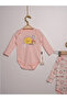Baby Girl 100% Cotton Printed 2-Piece Badi - 2