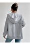 Hooded Zippered Oversize Seasonal Unisex Sweatshirt - 3
